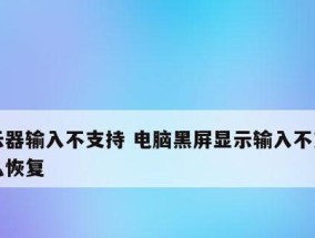 解决显示器黑屏问题的有效方法（熄屏后无法重新亮起）