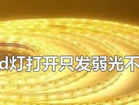 LED灯不亮，怎么解决弱光问题？（探索LED灯亮度减弱的原因与解决方法）