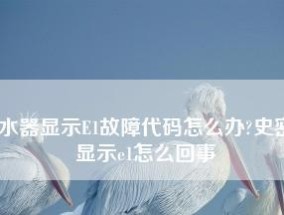 探秘史密斯热水器特殊代码（解读史密斯热水器的神秘密码）