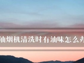 清洁油烟机污垢的简易方法（使用家庭清洁剂）
