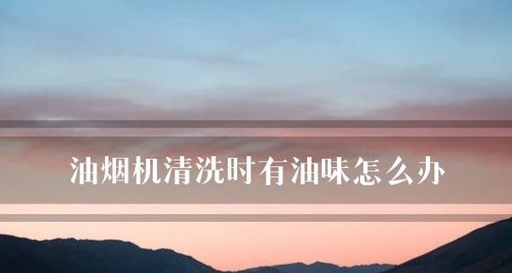 清洁油烟机污垢的简易方法（使用家庭清洁剂）  第1张