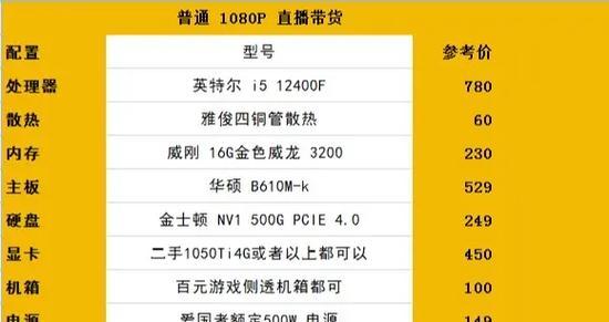 用平板直播的电脑配置需要什么？如何选择适合的电脑配置？  第1张