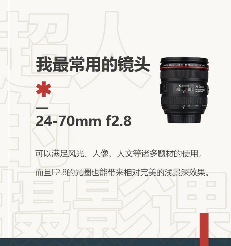 初学者如何选择合适的照相机镜头？  第1张